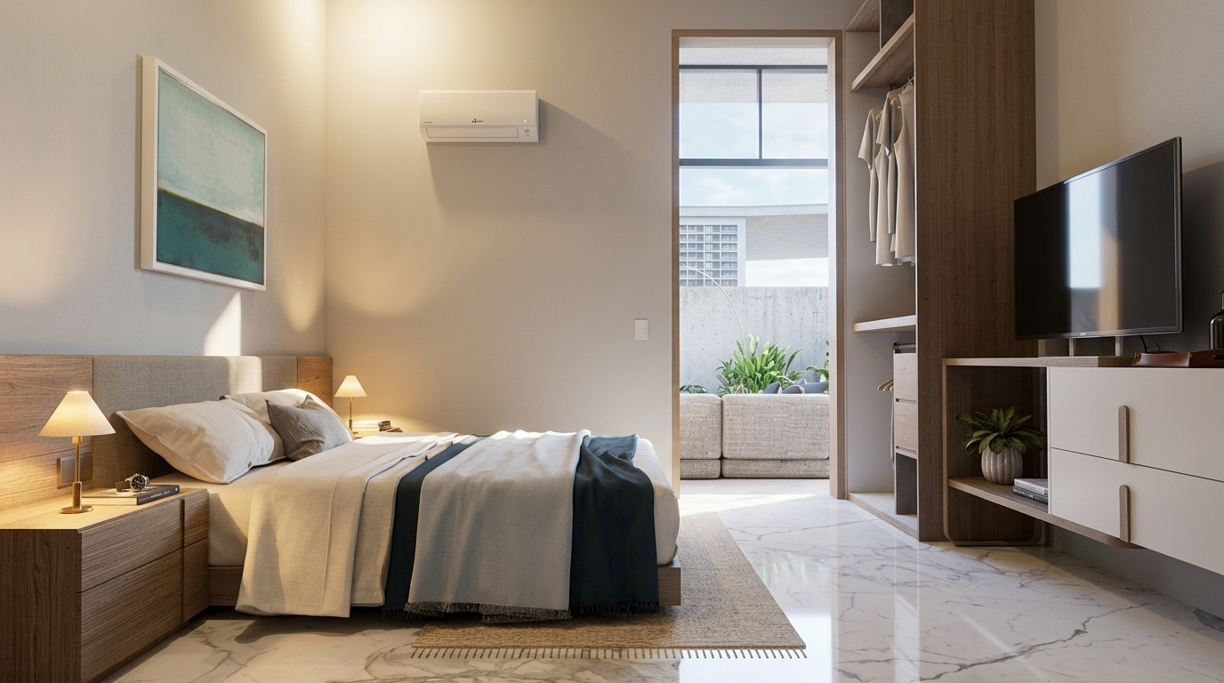 Villa Type F bedroom alternate view